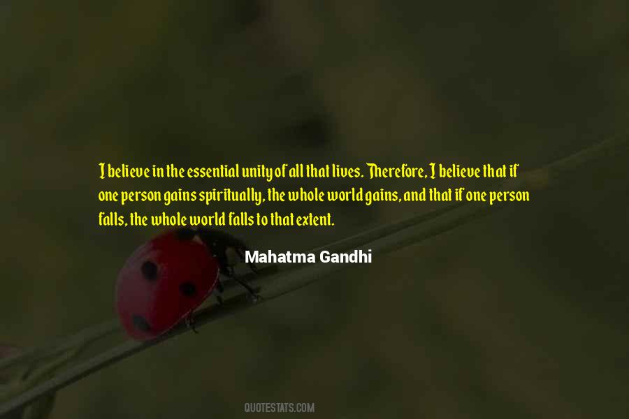 Unity Of One Quotes #201351