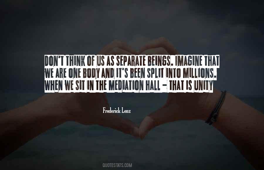 Unity Of One Quotes #3658