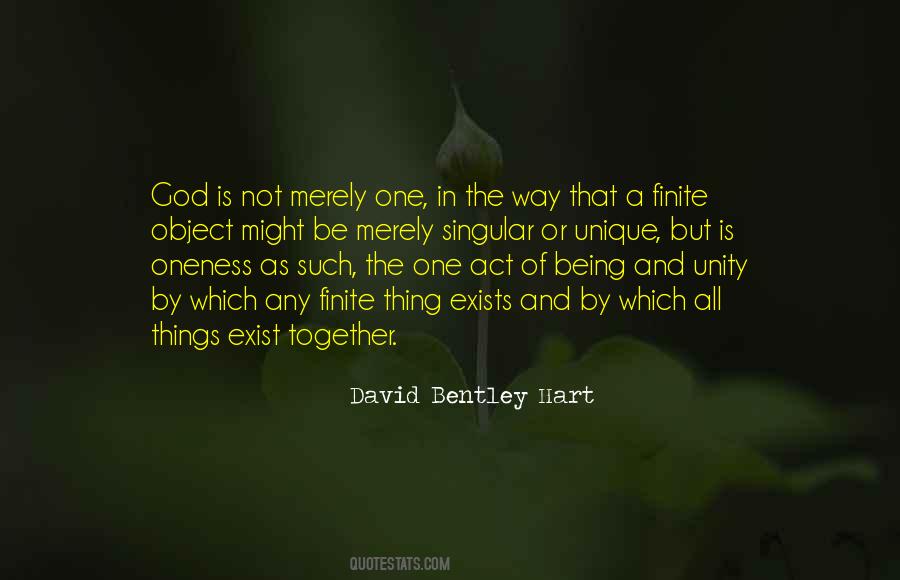 Unity Of One Quotes #492805