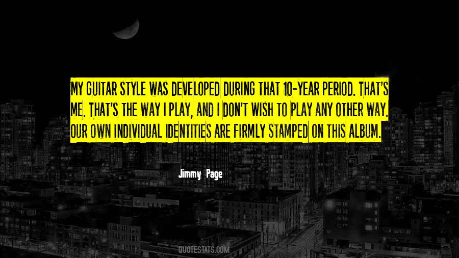 Individual Style Quotes #1076504