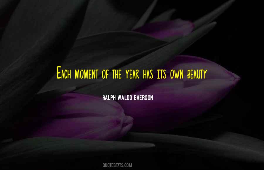 Beauty Of The Moment Quotes #1134045