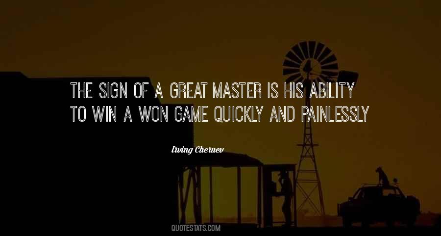 Chess Master Quotes #1814634