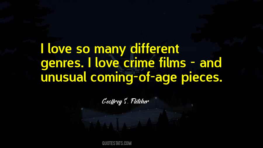Different Genres Quotes #135903