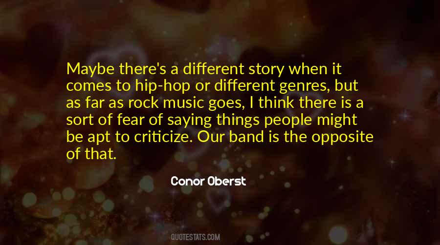 Different Genres Quotes #630465
