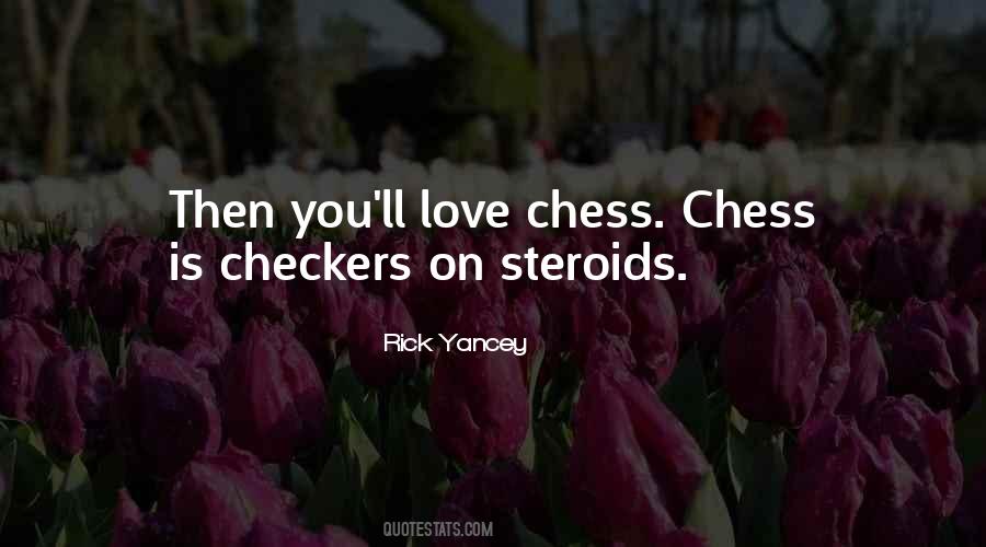Chess Vs Checkers Quotes #1729447