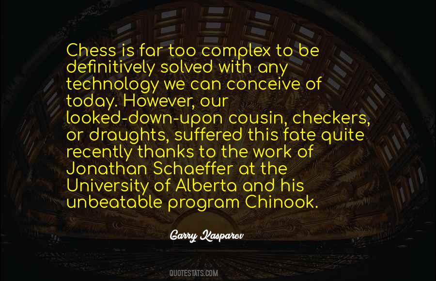 Chess Vs Checkers Quotes #284694