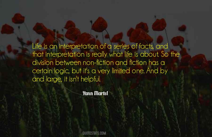 Quotes About Life Interpretation #878235