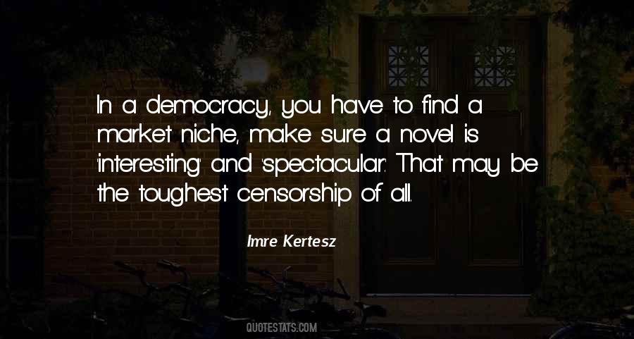 Niche Market Quotes #1710197