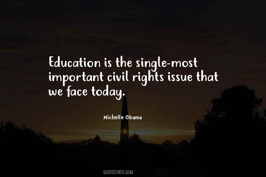 Education Michelle Obama Quotes #1144205