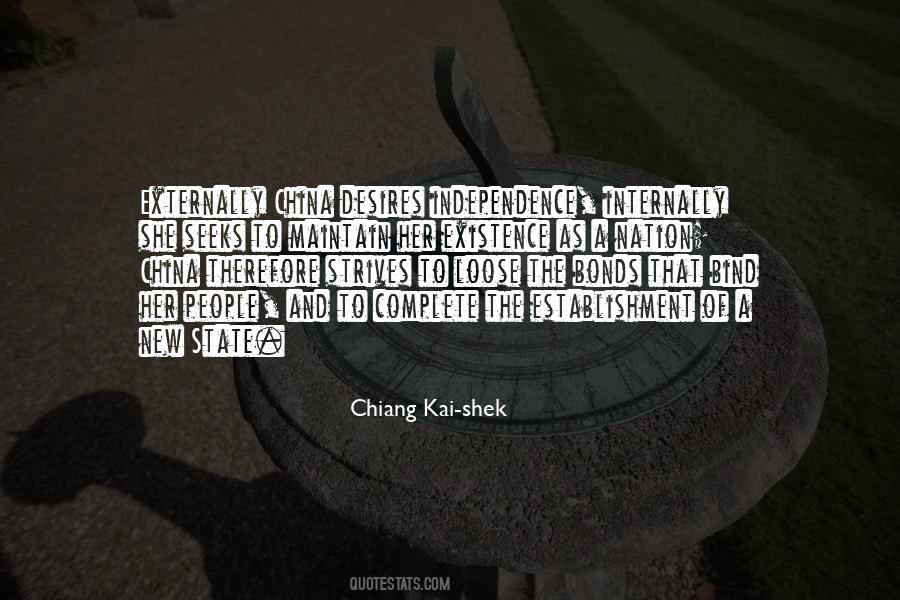 Chiang Quotes #87936