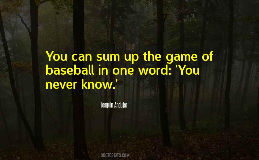 Game Of Baseball Quotes #518524