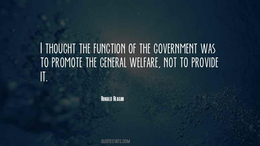 Ronald Reagan Welfare Quotes #1217072