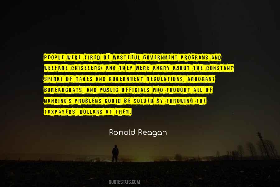 Ronald Reagan Welfare Quotes #498251
