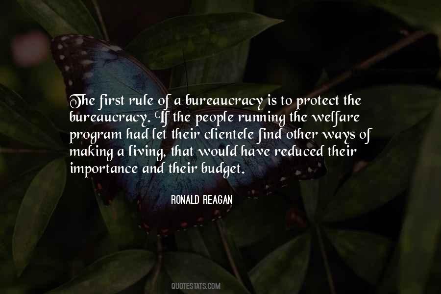 Ronald Reagan Welfare Quotes #758880