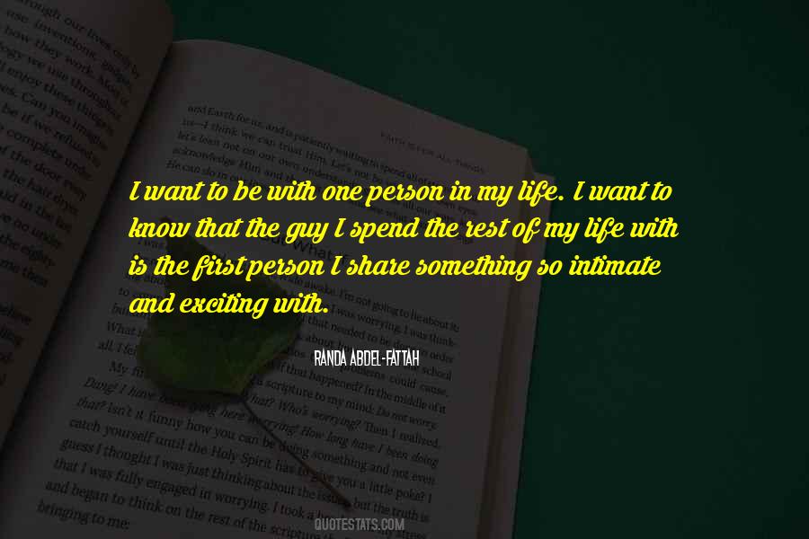Person In My Life Quotes #1647052