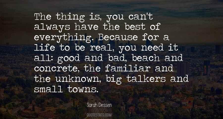 Quotes About Life In Small Towns #566101
