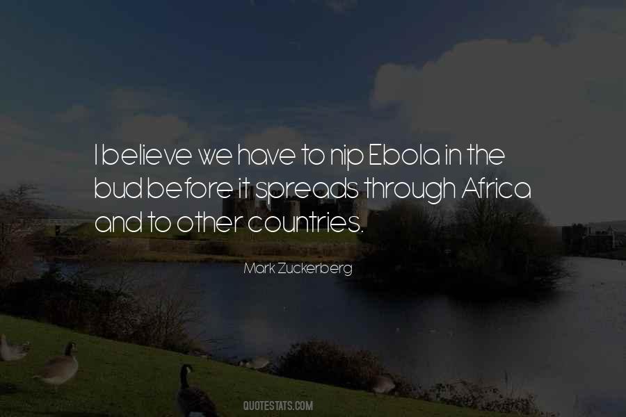 Ebola In Africa Quotes #1224062