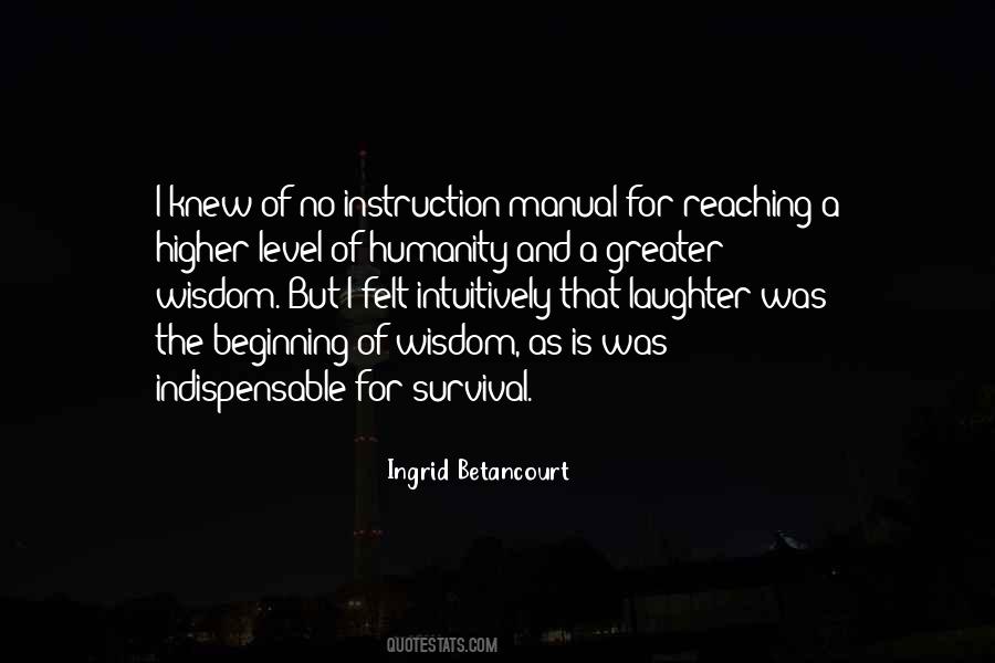 Beginning Of Wisdom Quotes #104576