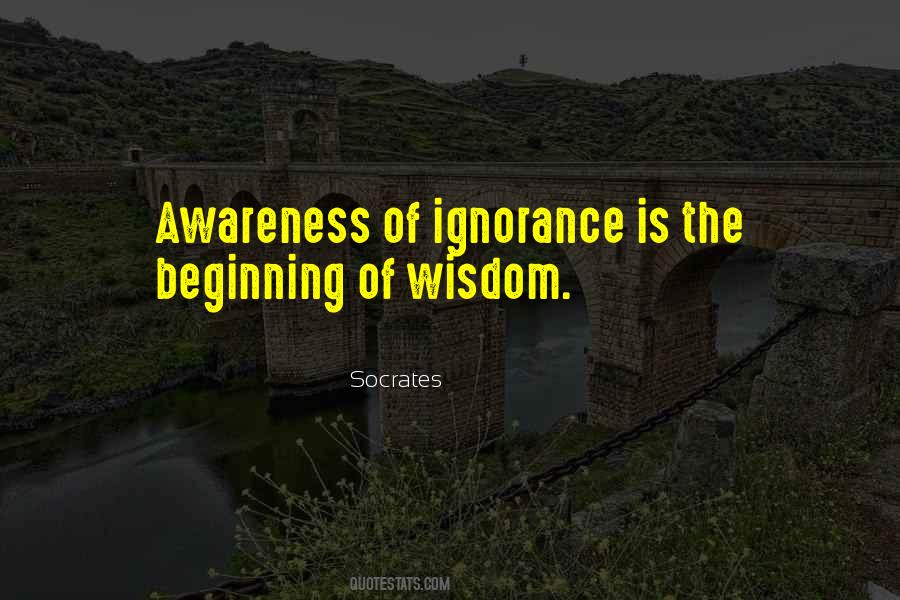 Beginning Of Wisdom Quotes #116893