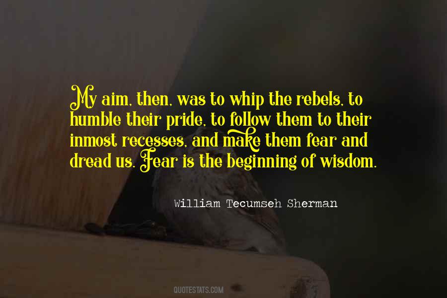 Beginning Of Wisdom Quotes #1249109