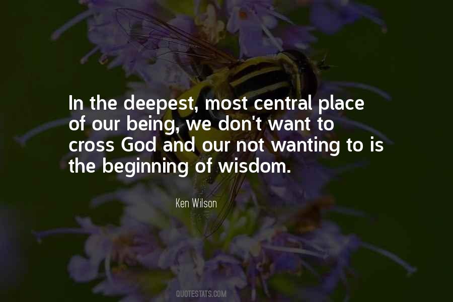 Beginning Of Wisdom Quotes #271064