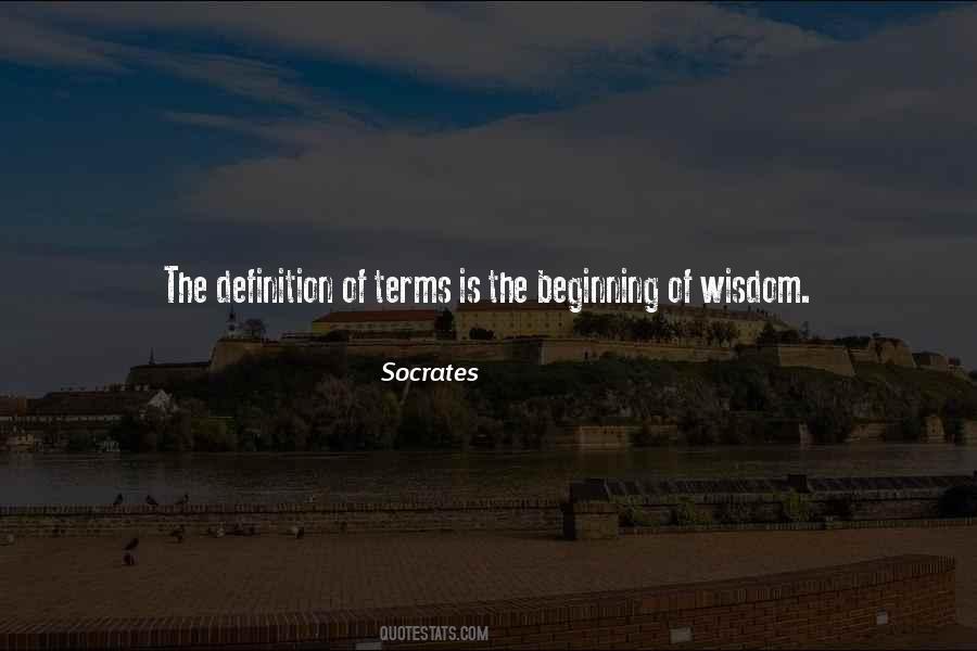 Beginning Of Wisdom Quotes #328272