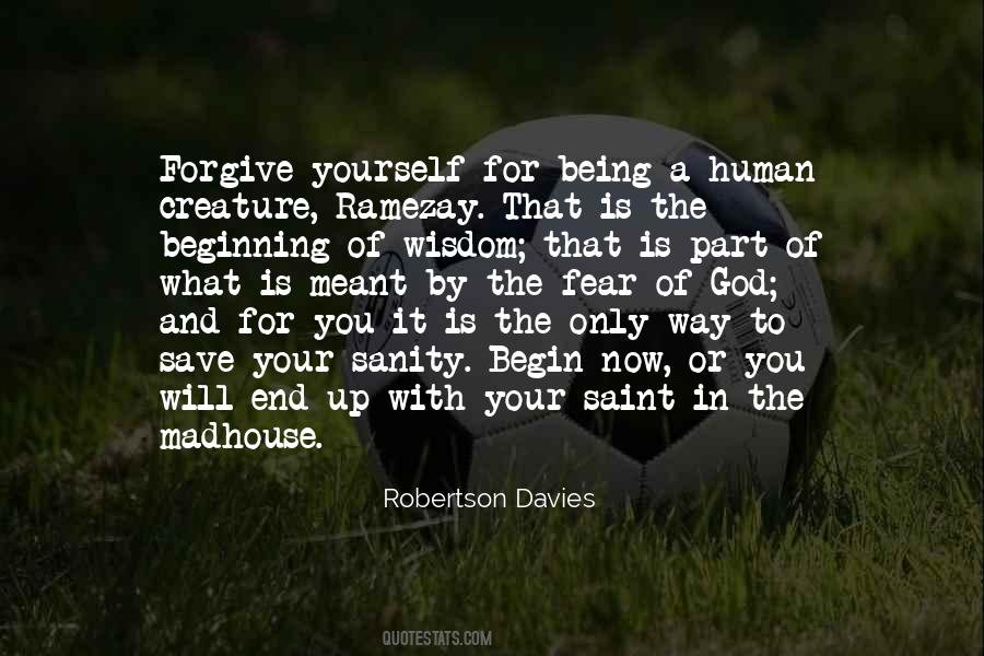 Beginning Of Wisdom Quotes #79398