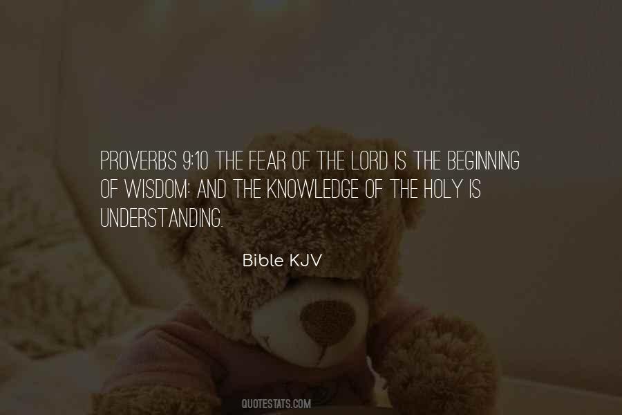 Beginning Of Wisdom Quotes #915594