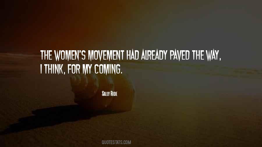 The Women S Movement Quotes #1610474