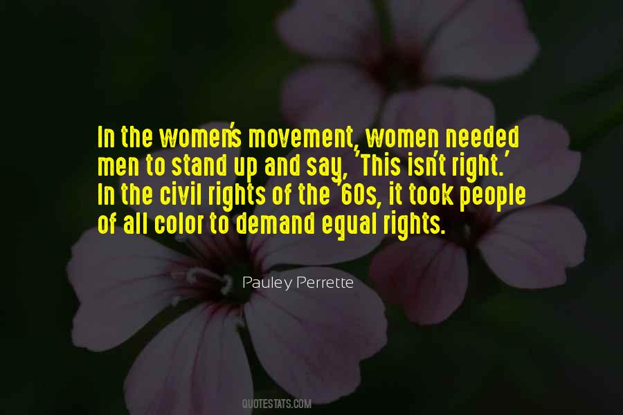 The Women S Movement Quotes #1758171