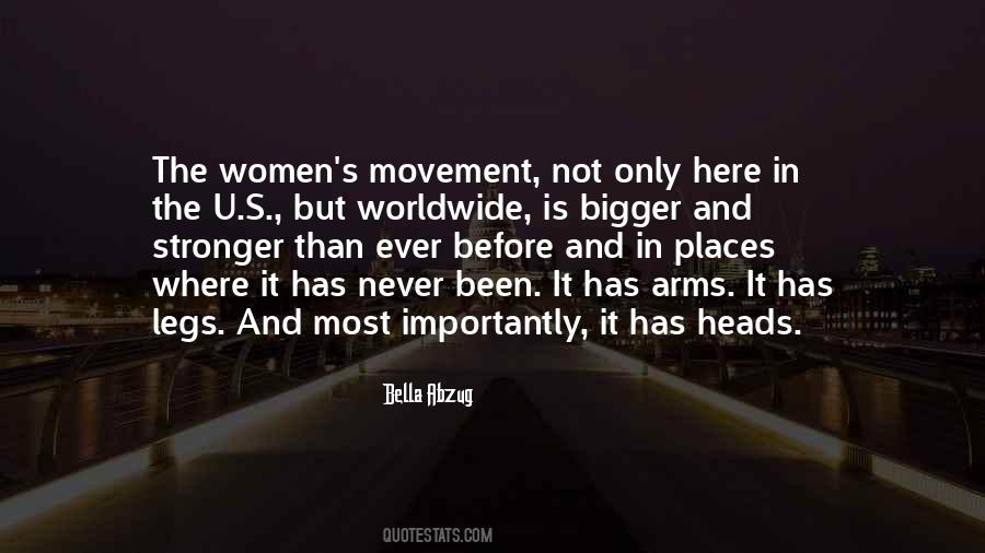 The Women S Movement Quotes #31304