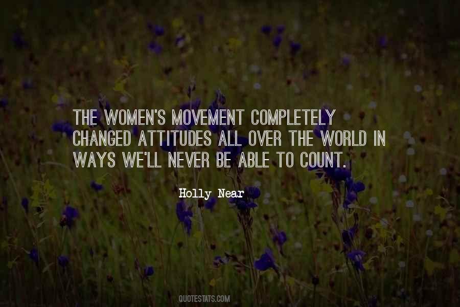 The Women S Movement Quotes #391936