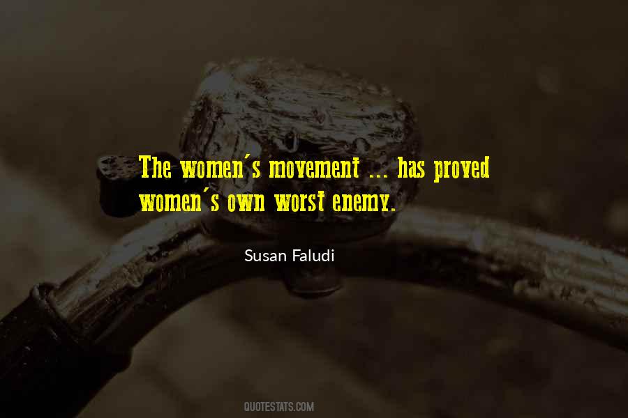 The Women S Movement Quotes #596439