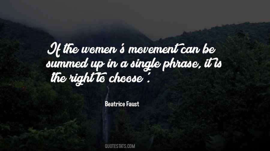 The Women S Movement Quotes #853618