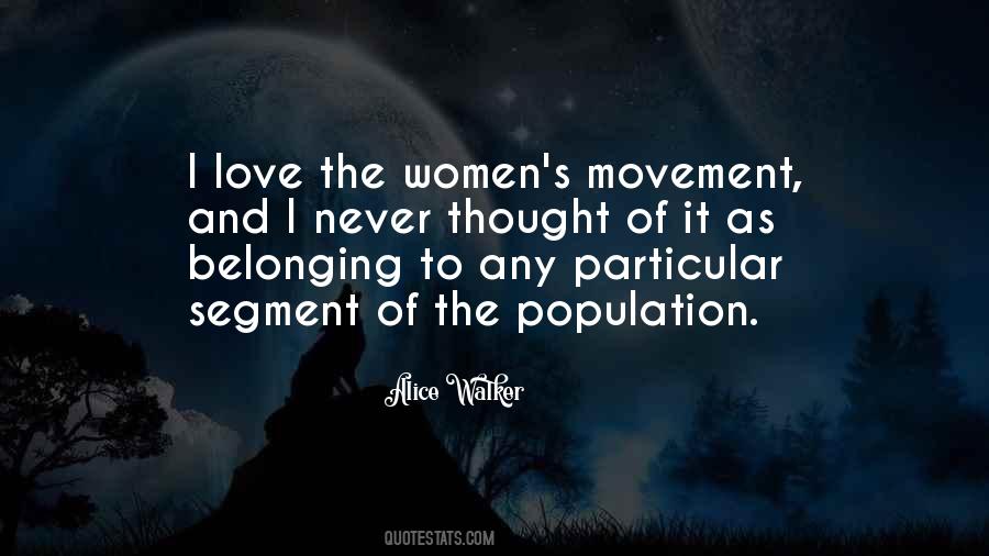 The Women S Movement Quotes #96516