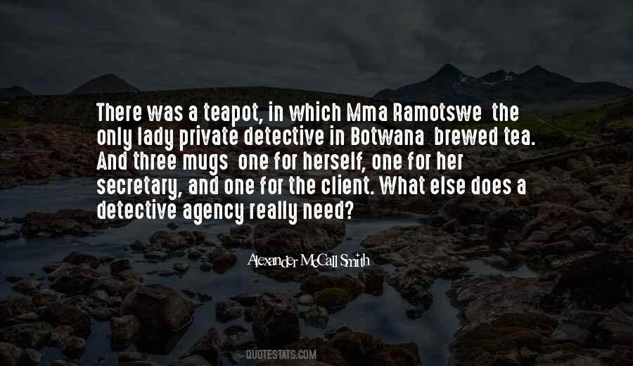 Detective Agency Quotes #1193991
