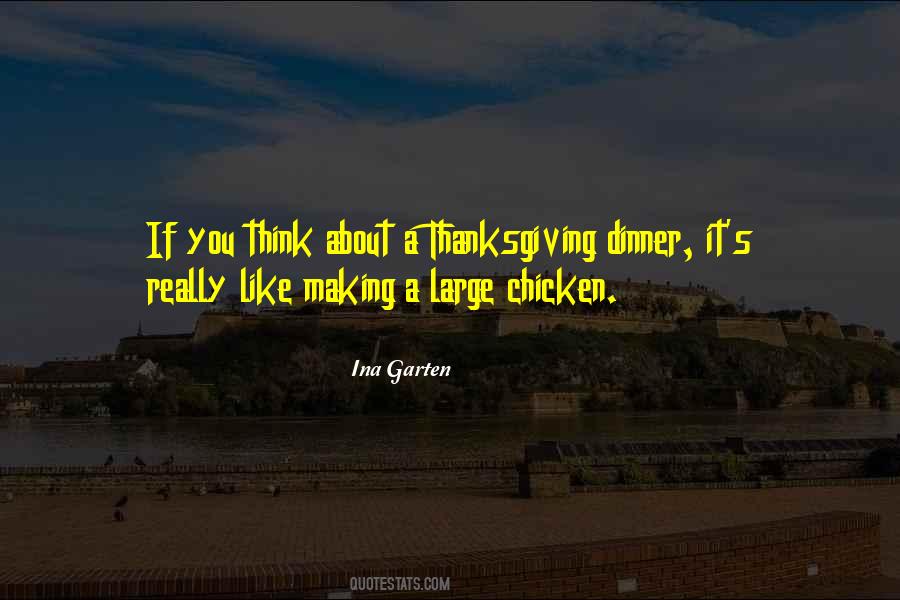 Chicken Dinner Quotes #47985