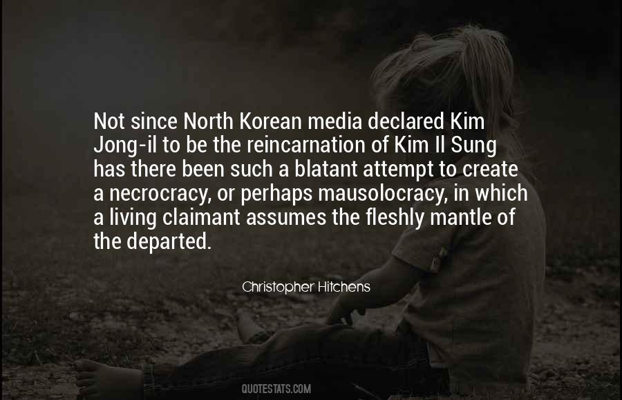 Media Of North Korea Quotes #247367