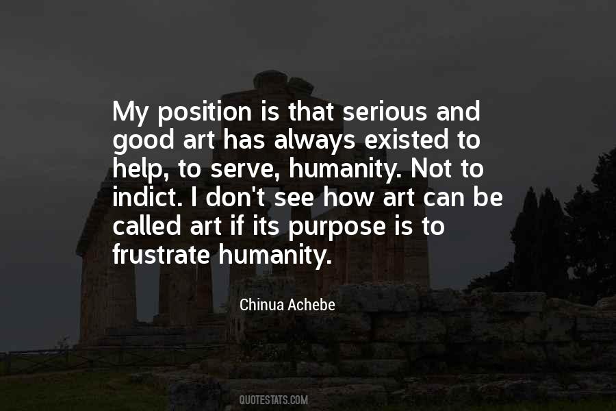 Humanity Is Good Quotes #101741