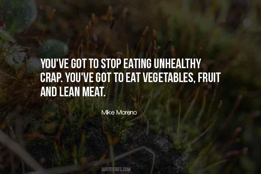Eating Unhealthy Quotes #1465128