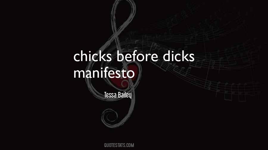 Chicks Before Quotes #554135