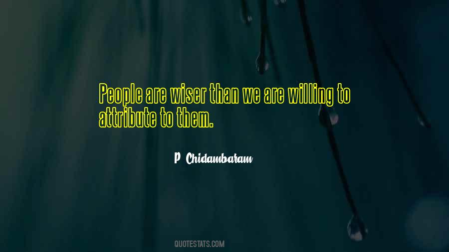 Chidambaram Quotes #737193