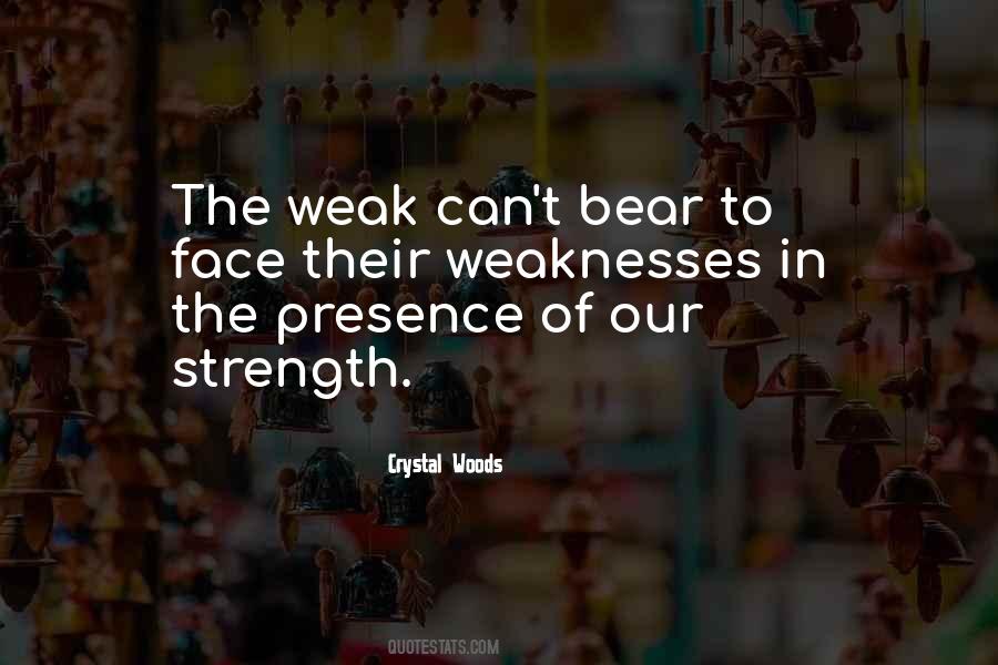 Strength Weakness Quotes #212292