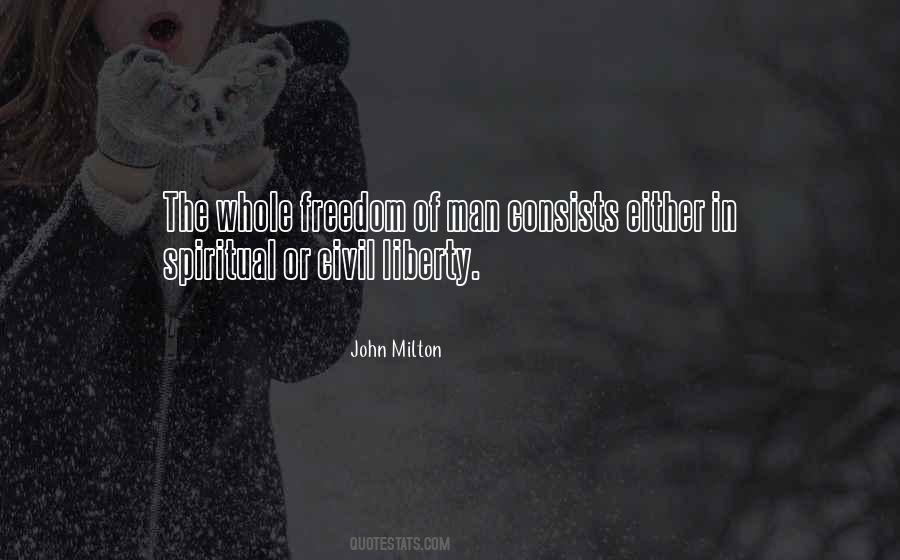 Liberty Of Man Quotes #786076