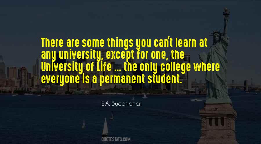 Student Of Experience Quotes #166440