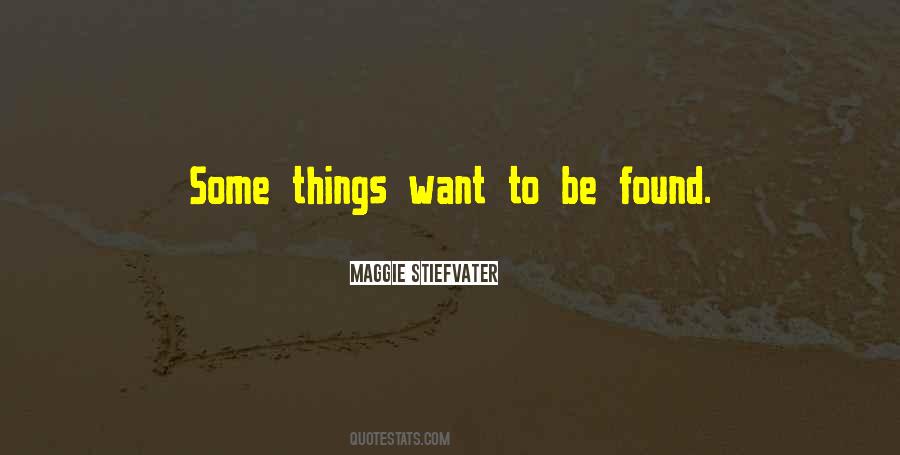 Found Things Quotes #234752
