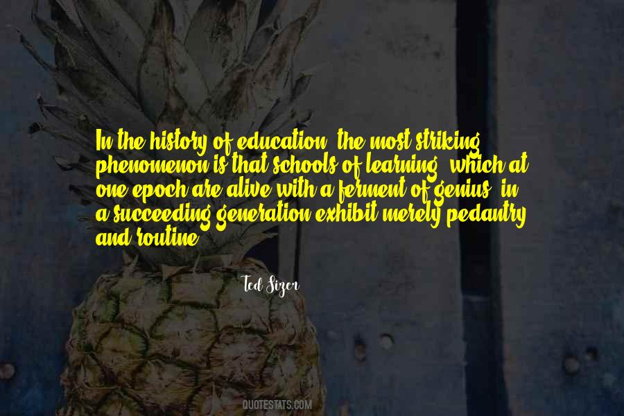 History Of Education Quotes #268125
