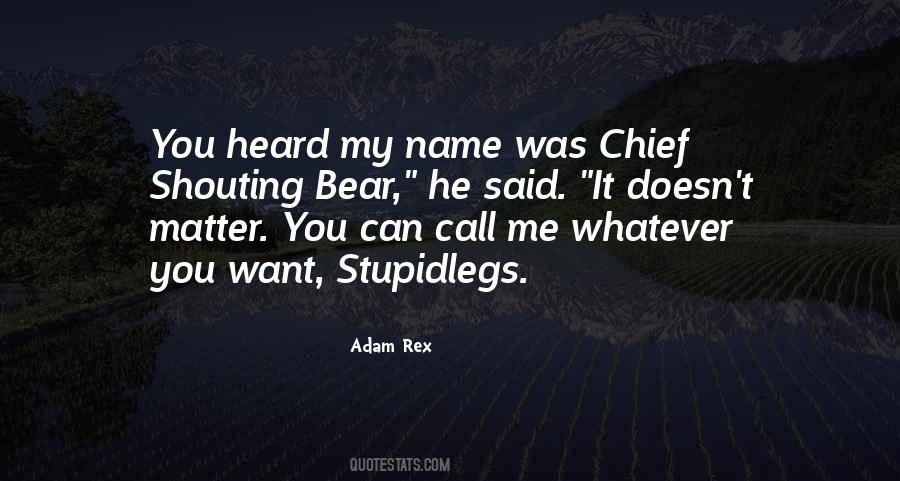 Chief Quotes #1664542