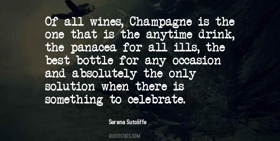 Drink Champagne Quotes #1102885