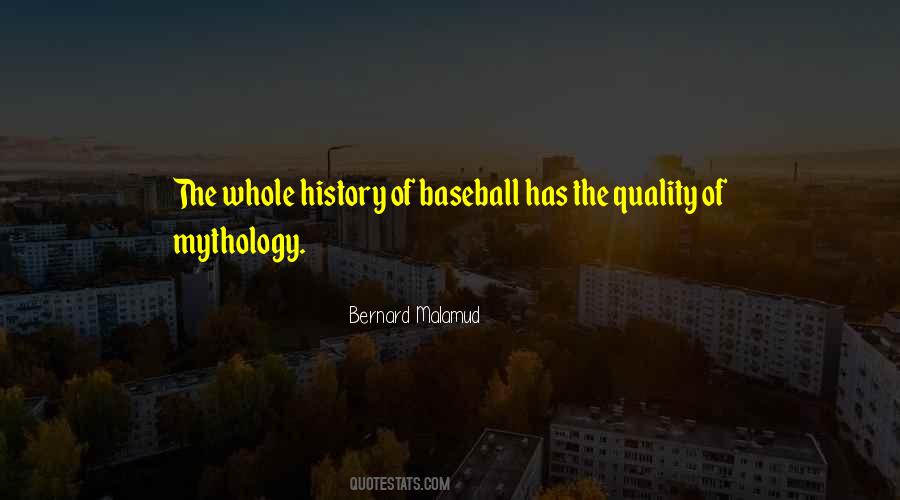 Baseball History Quotes #161544